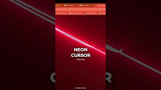 Neon Cursor Animation with Three.js & Framer Effects |Ranjna Codes