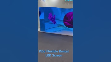 Newly Launched P2.6 Flexible Rental LED Screen in ISE Trade Show #nseledcloud #nseled #nseledeurope