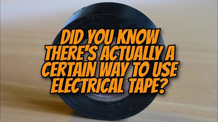 How to use electrical tape!🤔Unbelievable how well electrical tape works when you know this trick!!