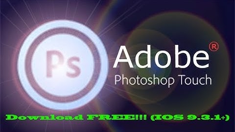 FREE Download of PhotoShop Touch!!! (IOS )(9.3.1+)