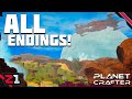 All planet crafter endings  the planet crafter