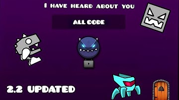 Vault Of Secrets | 9 Secrets Codes | Geometry Dash