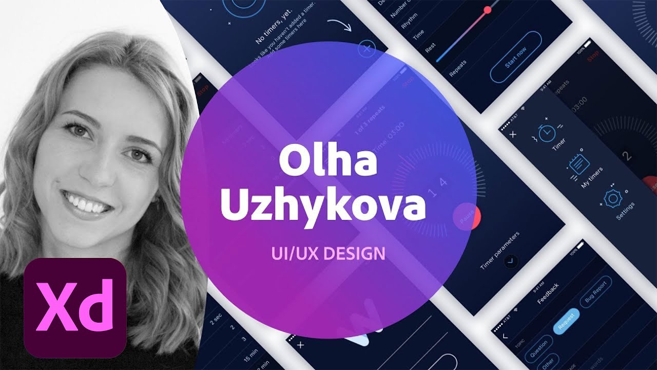 UI/UX Design with Olha Uzhykova - 3 of 3 | Adobe Creative Cloud - YouTube