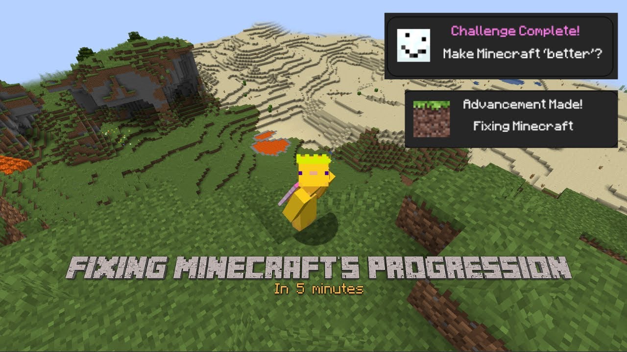Fixing Minecraft's Progression in 5 minutes