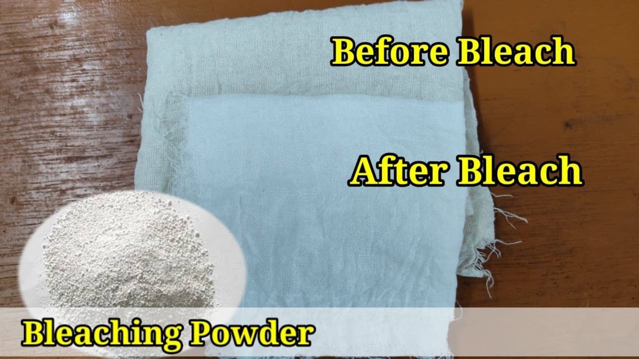 Bleaching of Cotton with CaOCL2 Calcium Hypochlorite Bleaching