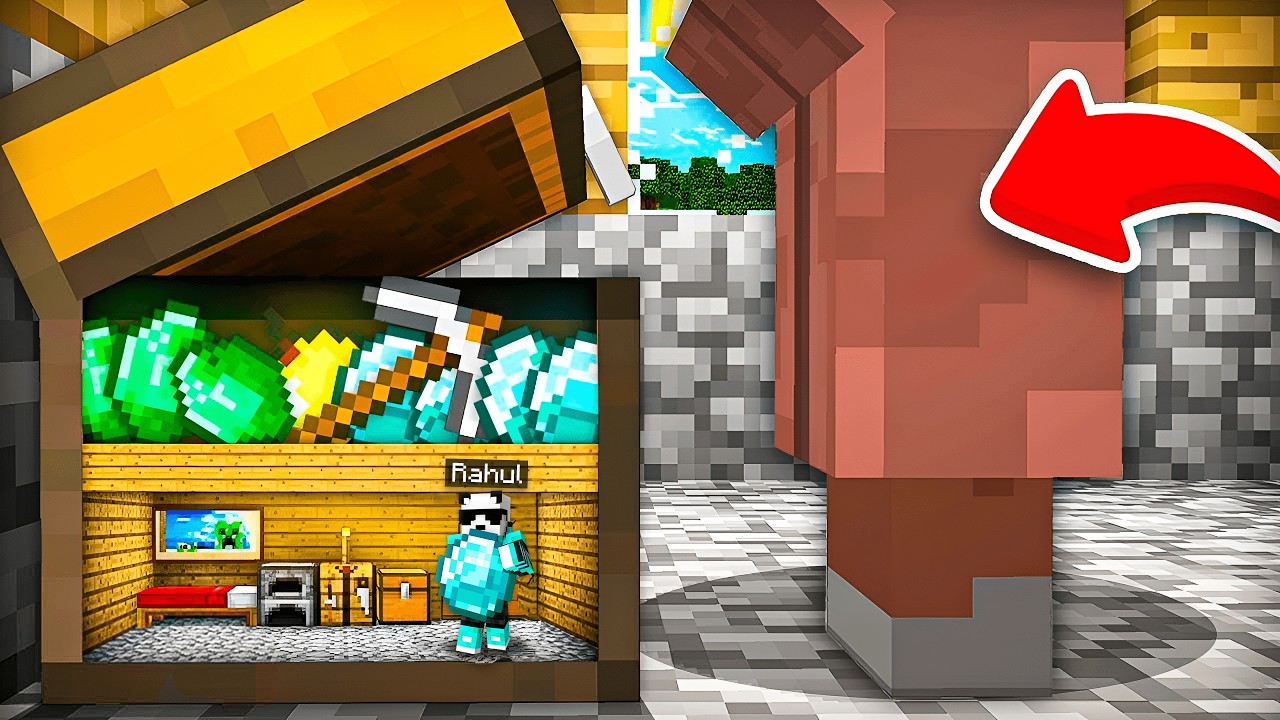7 WAYS TO STEAL VILLAGER'S DIAMONDS