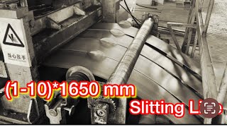 (10*1650)mm slitting and cut to length 2-in-1 line