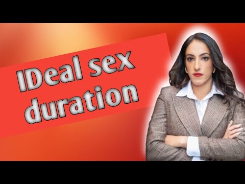 How LONG does sex last ON AVERAGE.? - YouTube