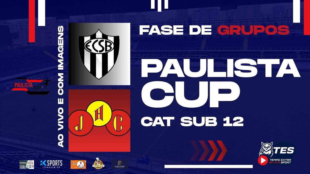PAULISTA CUP - SUB 12 - SÃO BERNARDO X JABAQUARA - AO VIVO - YouTube