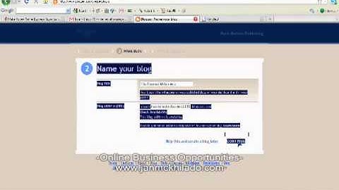 How To Make A Blog using Gmail Account