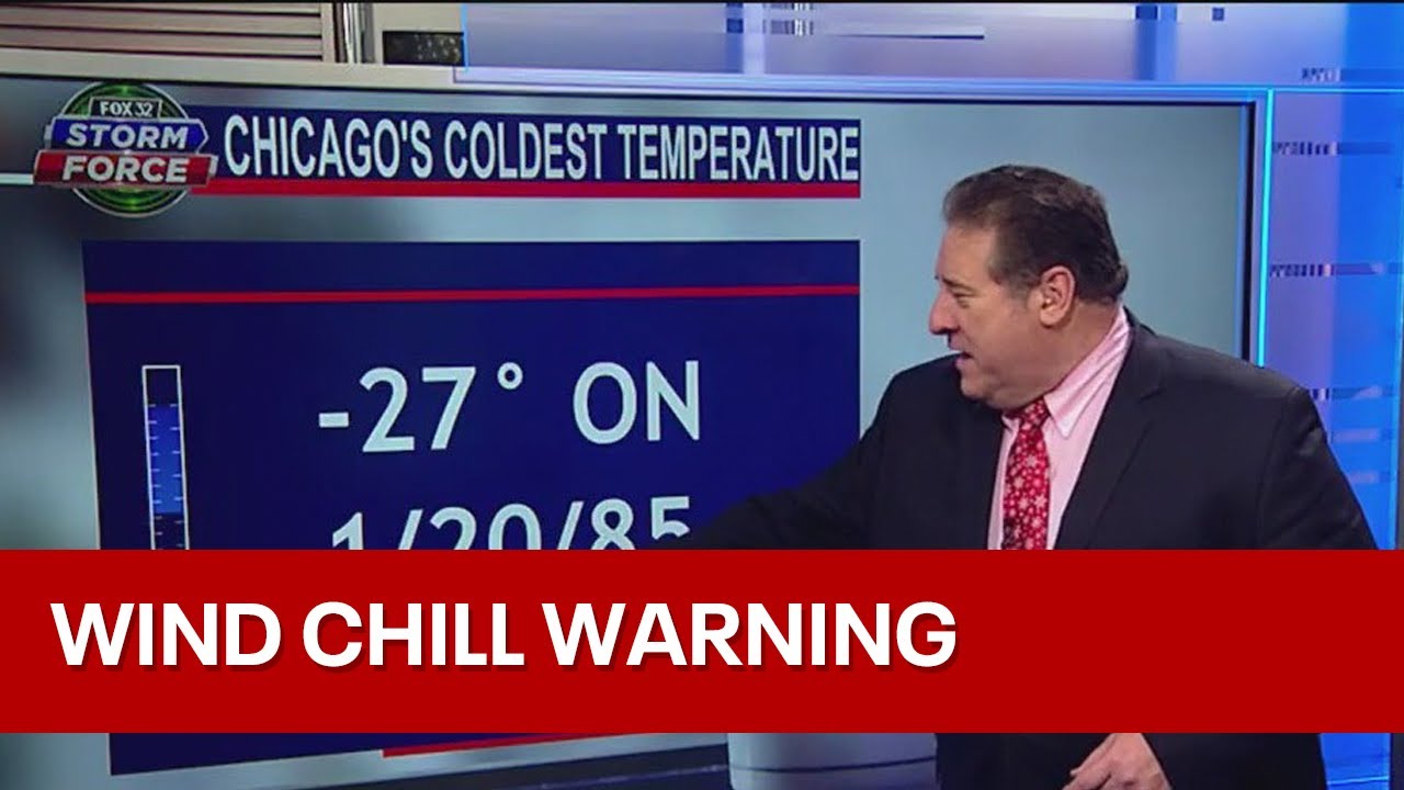 Chicago weather: Wind chills hit dangerous low - YouTube