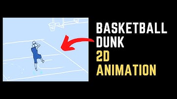 iPad Animation Rotoscope | NBA Dunk #2danimation #roughanimator #flipaclip