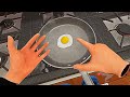 How to make the perfect fried eggs - Cooking Simulator VR