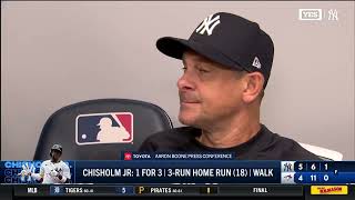 Download Lagu Aaron Boone on Ben Rice homer, Cam Schlittler, and more MP3 Download Lagu Aaron Boone on Ben Rice homer, Cam Schlittler, and more MP3