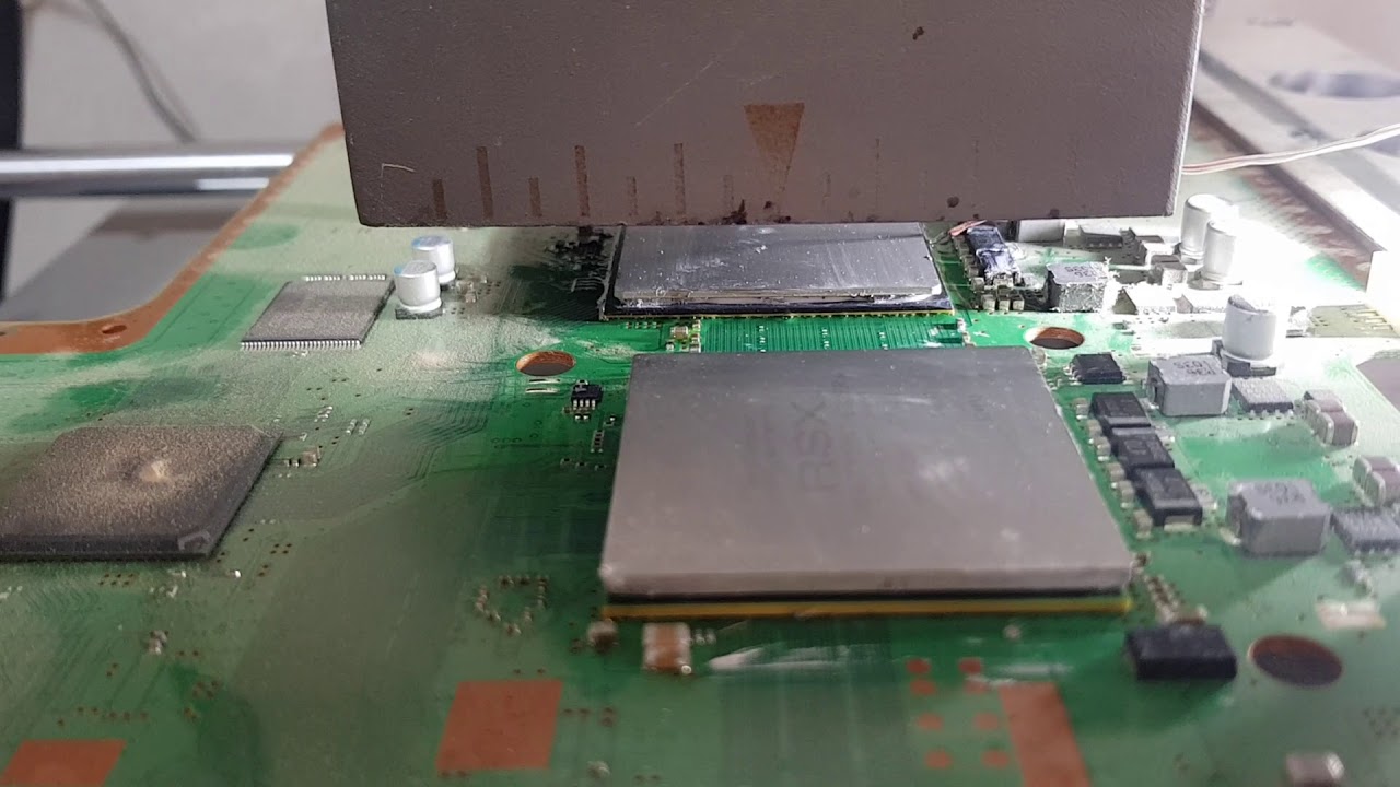 Reballing CPU PS3 slim