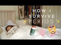 How I survive my period | おすすめ生理用品 + ルーティーン