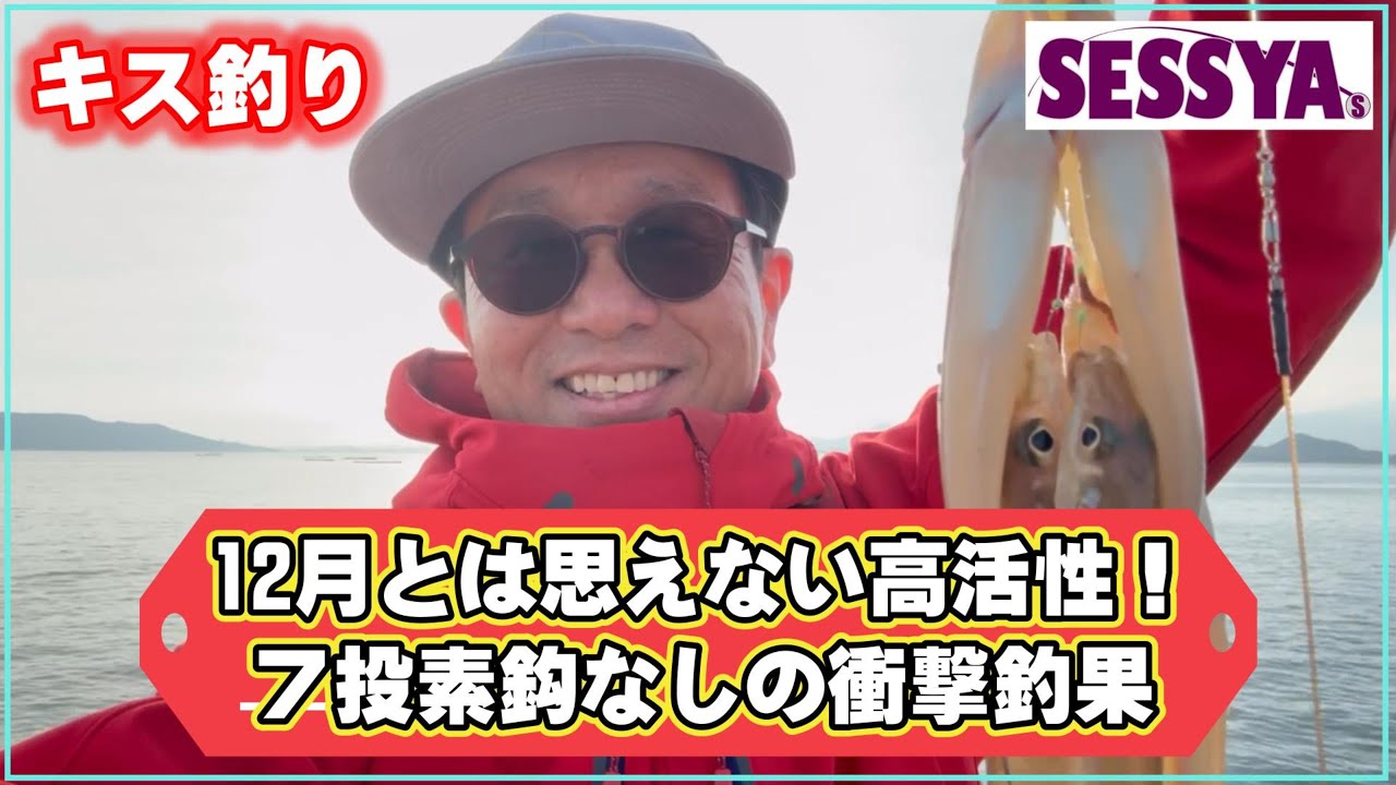 【キス釣り】12月とは思えない高活性！7投素鈎なしの衝撃釣果