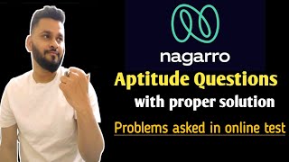 Nagarro Aptitude Test - 2022 | Live solving Nagarro Online Aptitude test questions | Part -1 screenshot 1