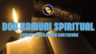 Doa Komuni Spiritual lagu