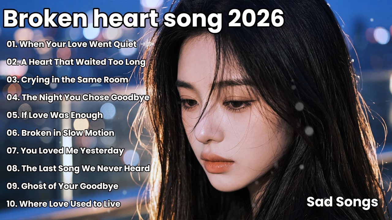 English Sad Songs 2026 & Nonstop Relaxing Songs | Heartbreaking Melodies | Slowed sad pop