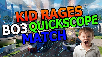 Kid Rages Over A 1v1 Quickscope Match On Bo3