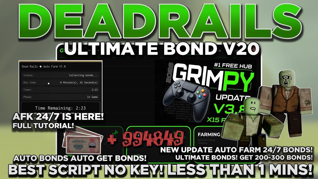 [NEW] Dead Rails Auto Bonds Script OP (AUTO BOND V20!) | INSTANT BONDS ...
