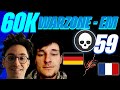 Warzone: 60K EM-Turnier vs Frankreich (59 Kills) | Crazy Gameplay