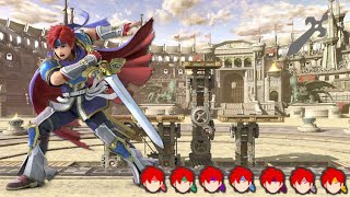 Smash Ultimate  Victory Poses all Skins  25 Roy