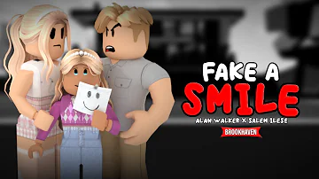 Alan Walker x salem ilese - "Fake A Smile" ♫  | ROBLOX SAD STORY BROOKHAVEN