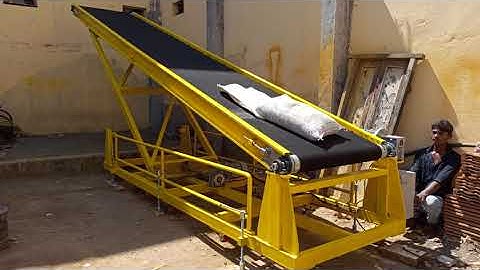 Orange Conveyor Systems - Lorry Loader Conveyor