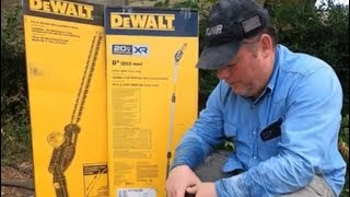 DeWalt Pole Saw and Hedge Trimmer Unboxing and Review