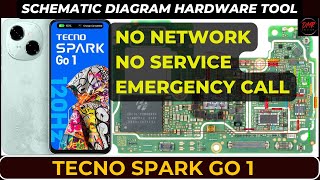 Tecno spark go 1 No Network & No Service problem solution | Schematic Diagram | DMR SOLUTION