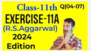 Arithmetic Progressions Class-11 Maths R.S.AGGARWAL solutions|Exercise-11A|Limits|Sets|Differentiati