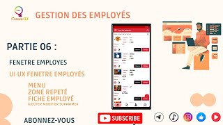 Gestion des Employés 06 : #UIUX Zone Employés 01
