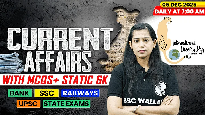 Current Affairs Today | 05 December Current Affairs 2025 | Daily Current Affairs | By Krati Mam