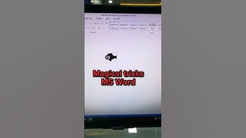 Magical tricks Ms Word create a fish symbol keyboard shortcut key (ALT +X)#shorts#youtubeshorts