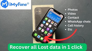 Recover All deleted  Photos , Contact,  WhatsApp Chat in just 1 Click Using iMyFone D-Back Software