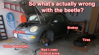 Diagnosing everything wrong with the 2003 VW Diesel Beetle