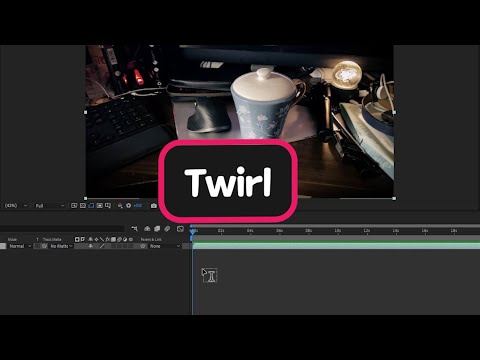 AE - Twirl 돌리기 - 애프터 이펙트