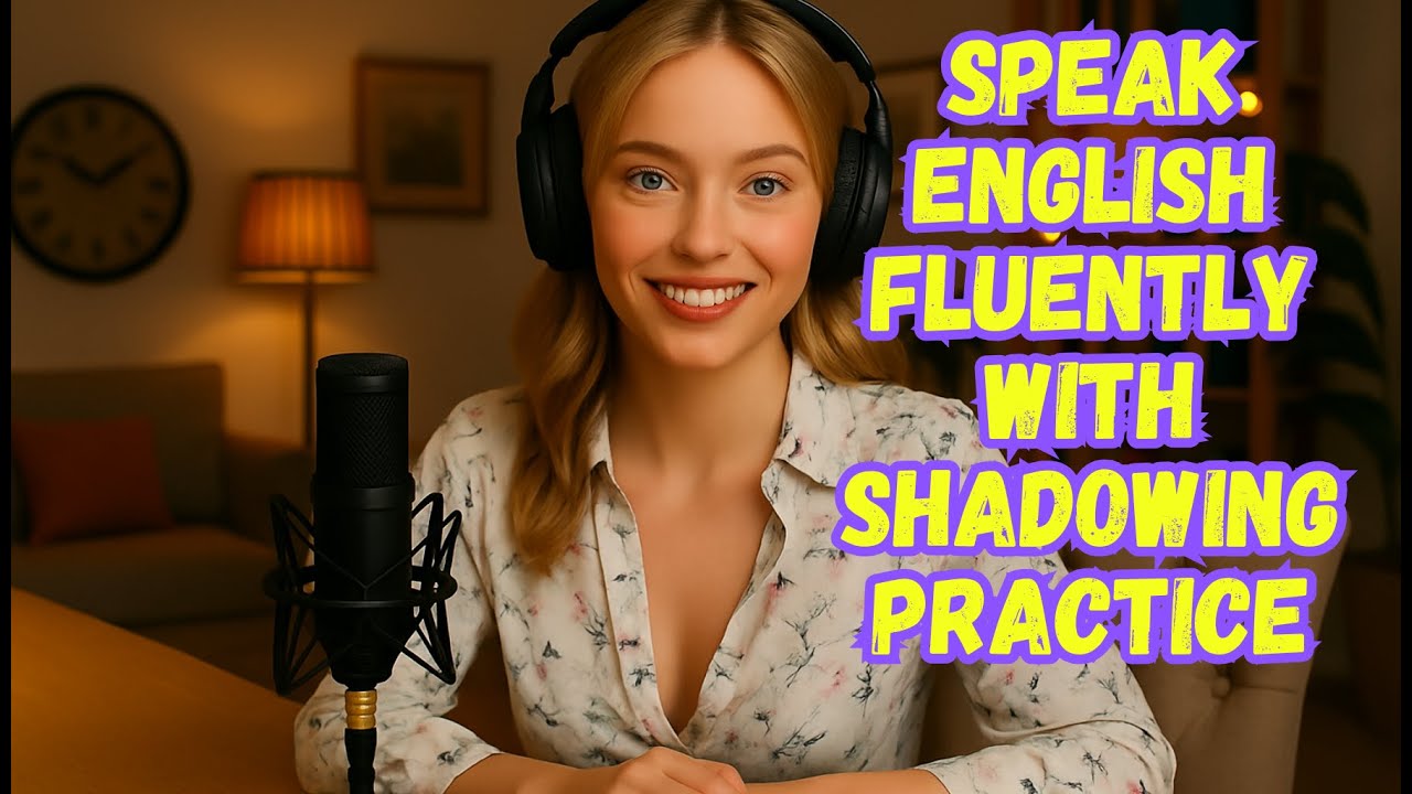 SPEAK ENGLISH FLUENTLY with Shadowing English Speaking Practice ...