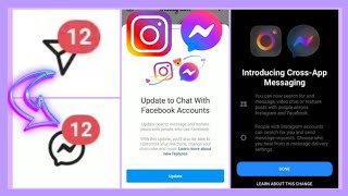 HOW TO MERGE MESSENGER AND INSTAGRAM | CROSS APP | INSTAGRAM UPDATE| MESSENGER NEWEST UPDATE|TAGALOG screenshot 4