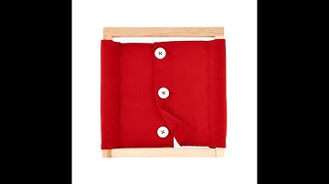 EDuEdge - Large Buttons Frame | Montessori Material | Learning Toy