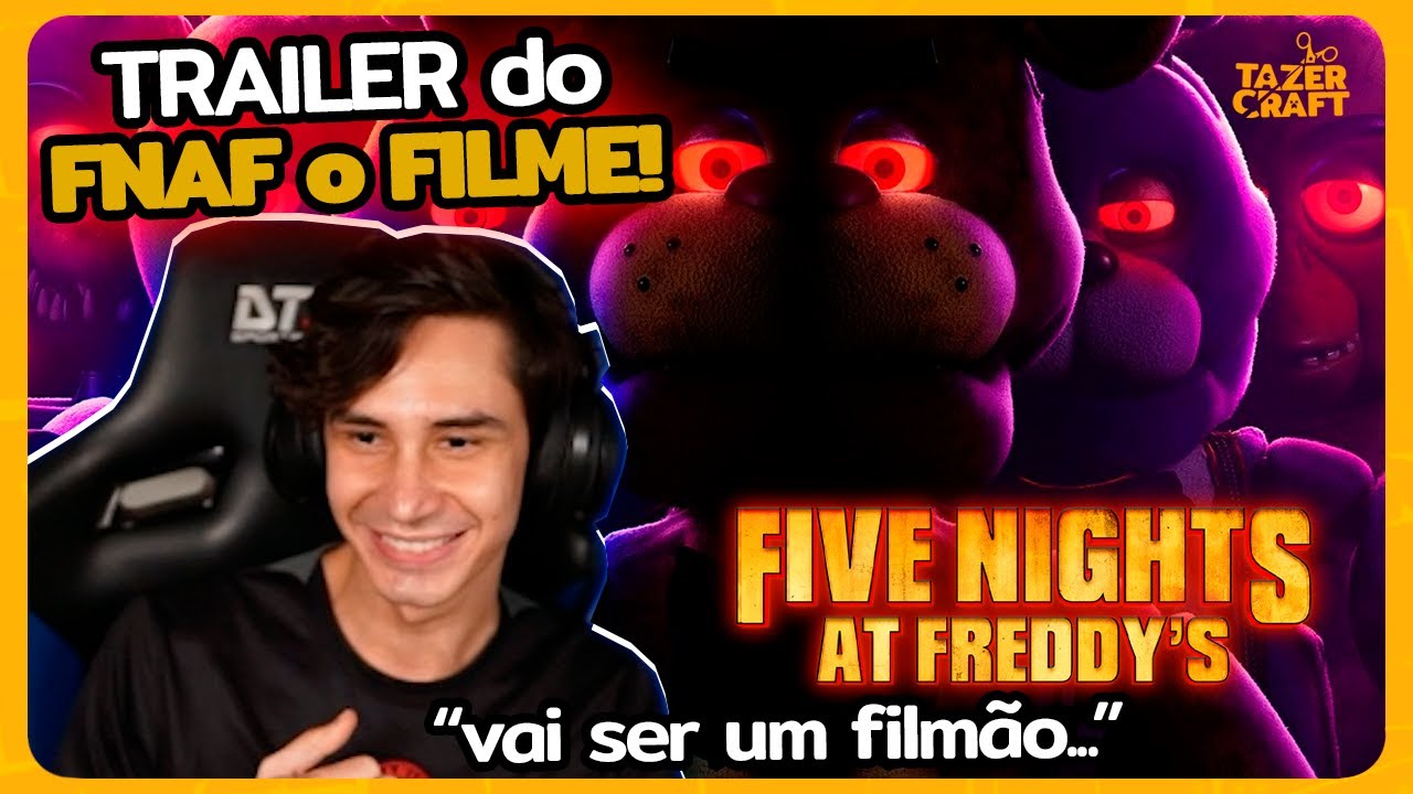 PAC e MIKE REAGINDO ao TRAILER do FILME DO FNAF! 