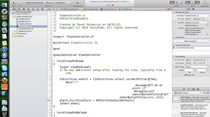 Working with UIAlertView class in iOS