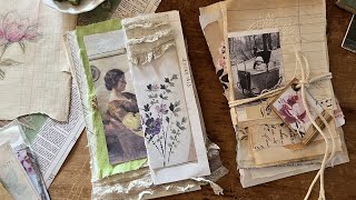 Creating simple quick collages for your Junk Journal - Collage Paper Bundles