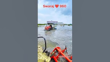 Swaraj 960 in deep water #trending #viral #farming #jcb #shorts #shortvideo