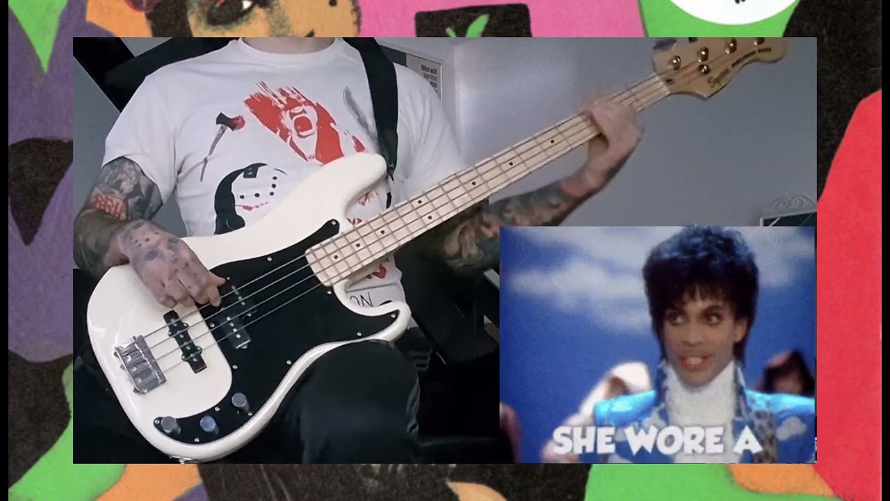 Prince - Raspberry Beret - Bass Cover 