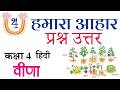 4. हमारा आहार Humara Aahaar - Question Answer | Class 4 Hindi NCERT - Veena वीणा