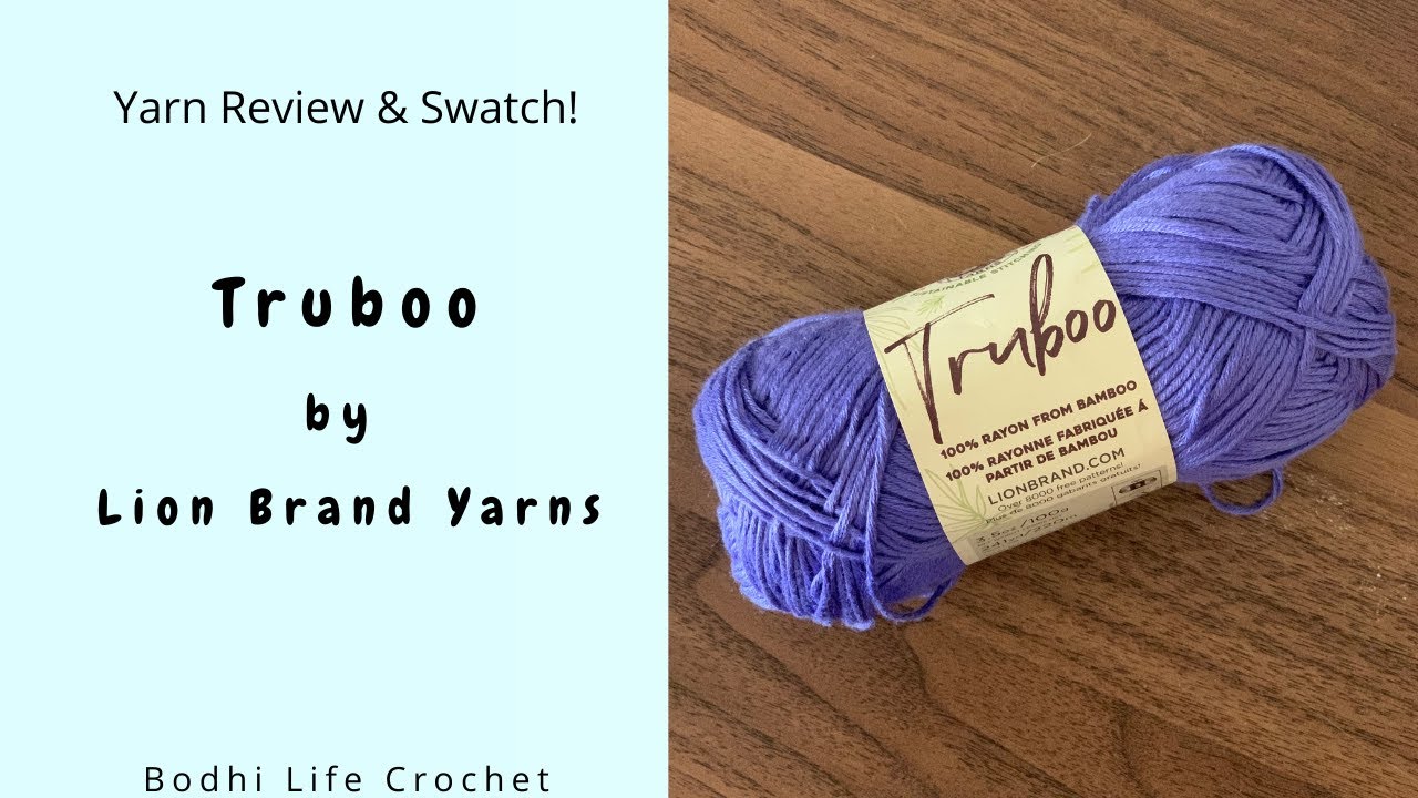 Truboo by Lion Brand Yarns // Yarn Review & Swatch // Bodhi Life