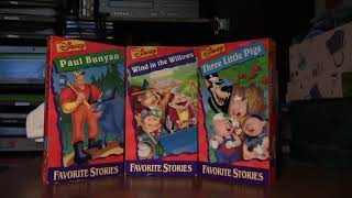 Disney Favorite Stories (1994-1996) VHS Collection By Myles Berton